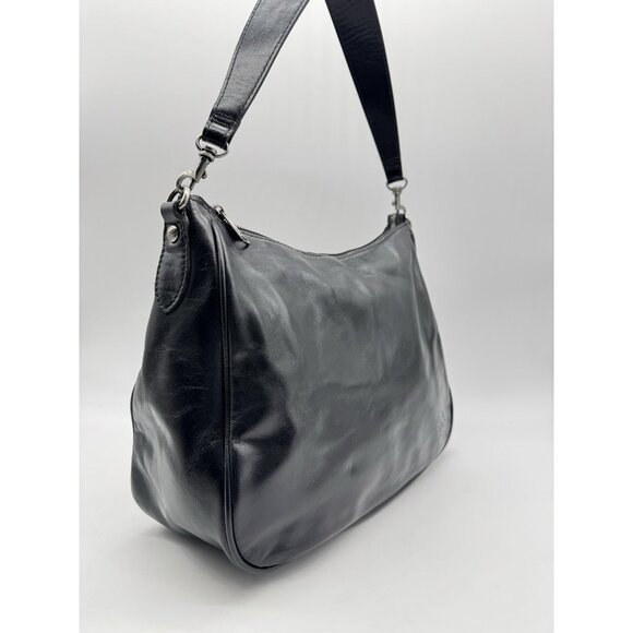 PATRICIA NASH Athani large smooth leather shoulder bag - BLACK (No long strap) - Picture 10 of 11